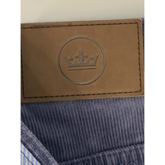 Peter Millar Superior Soft Corduroy 5 Pocket Pants Blue Gray Men’s 40x27 Classic - Picture 6 of 15